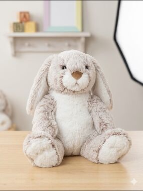 NWT Burrow Bunny Plush Baby Gift Nursery Decor Melissa & Doug Cottagecore